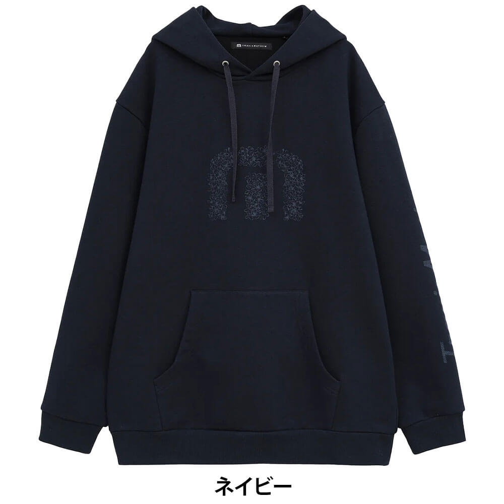 トラヴィスマシュー Travis Mathew　ユニセックス 長袖 スウェット フーディー 7AM025  ネイビー 正面