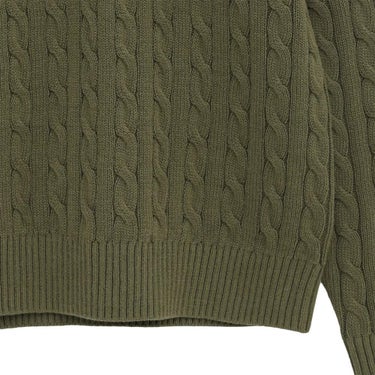 トラヴィスマシュー Travis Mathew　メンズ ケーブクルーネック 長袖 ニット 7AM027  裾リブ・ケーブル編み ディテール