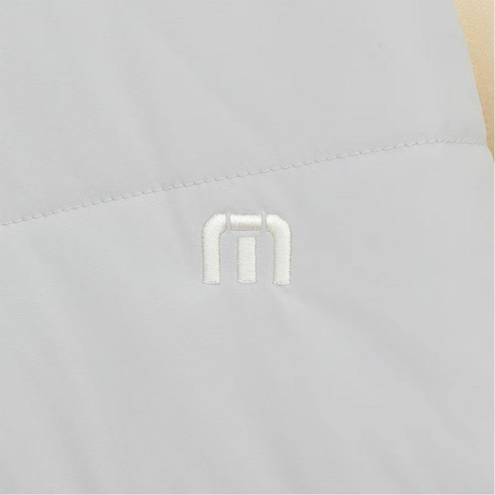 トラヴィスマシュー Travis Mathew　メンズ ニットコンビ ハイブリッド 中綿 長袖 ジャケット 7AM04 胸元ロゴ ディテール