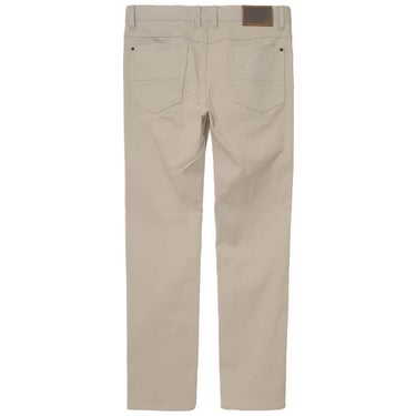 トラヴィスマシュー Travis Mathew　メンズ 5ポケット カルゼストレッチ スリム ロングパンツ 7AM007  ベージュ 背面