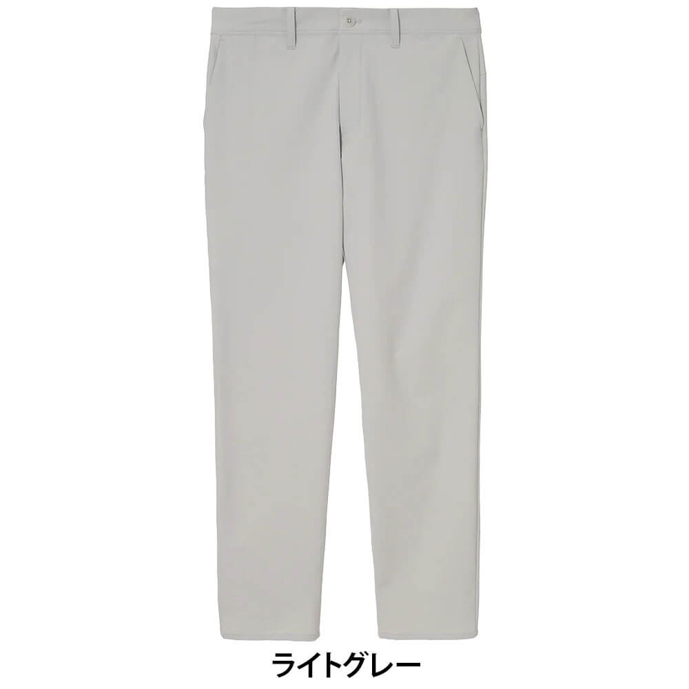 トラヴィスマシュー Travis Mathew　メンズ ナイロン ジャカード テーバード ロングパンツ 7AM008  ライトグレー 正面