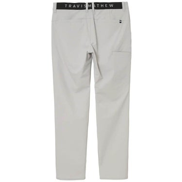 トラヴィスマシュー Travis Mathew　メンズ ナイロン ジャカード テーバード ロングパンツ 7AM008  ライトグレー 背面