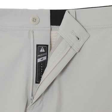 トラヴィスマシュー Travis Mathew　メンズ ナイロン ジャカード テーバード ロングパンツ 7AM008  フロント開閉部 ディテール