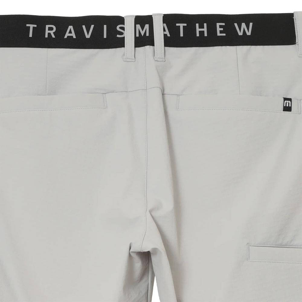 トラヴィスマシュー Travis Mathew　メンズ ナイロン ジャカード テーバード ロングパンツ 7AM008  バックウエスト ディテール