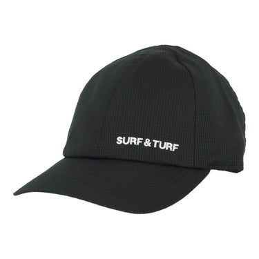 サーフ＆ターフ SURF＆TURF　遮熱 コンパクトキャップ DS2437 BK ブラック　2026年モデル 前方斜め
