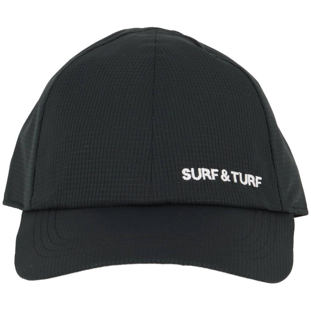 サーフ＆ターフ SURF＆TURF　遮熱 コンパクトキャップ DS2437 BK ブラック　2026年モデル 正面