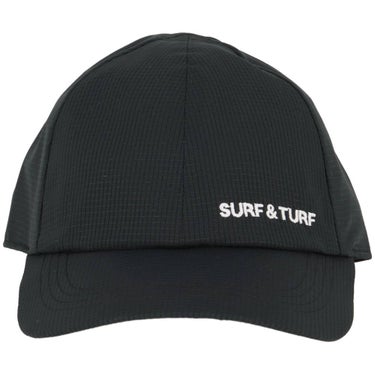 サーフ＆ターフ SURF＆TURF　遮熱 コンパクトキャップ DS2437 BK ブラック　2026年モデル 正面