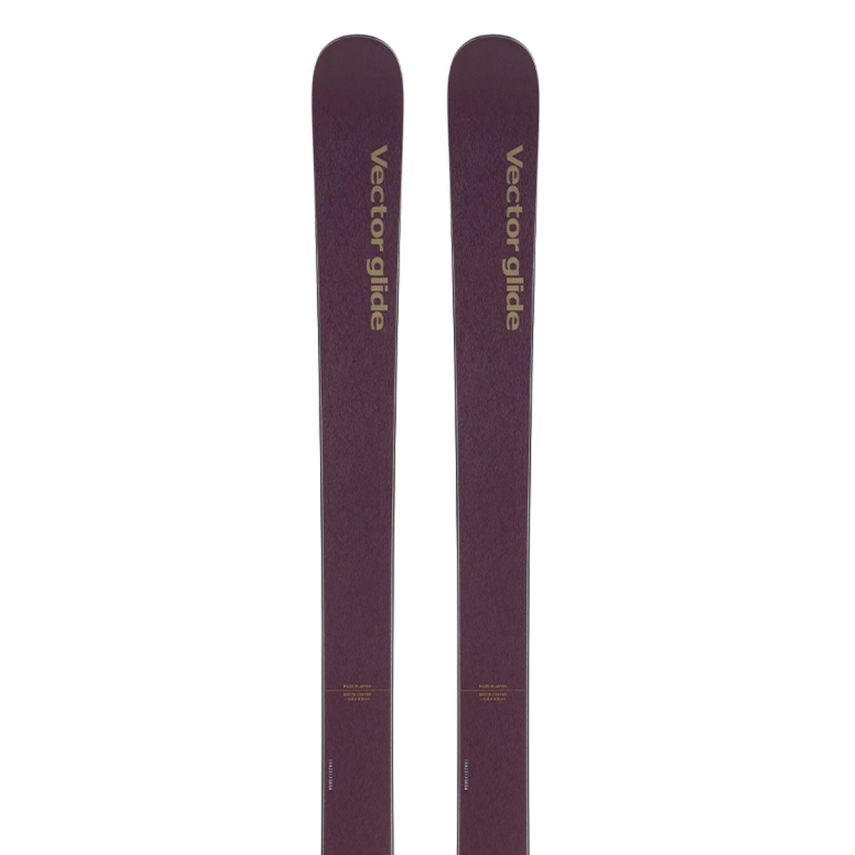 ヴェクター グライド Vector glide　INTIMACY インティマシー BURGUNDY/BURGUNDY　スキー板 単品 2026-2027 トップシート 正面