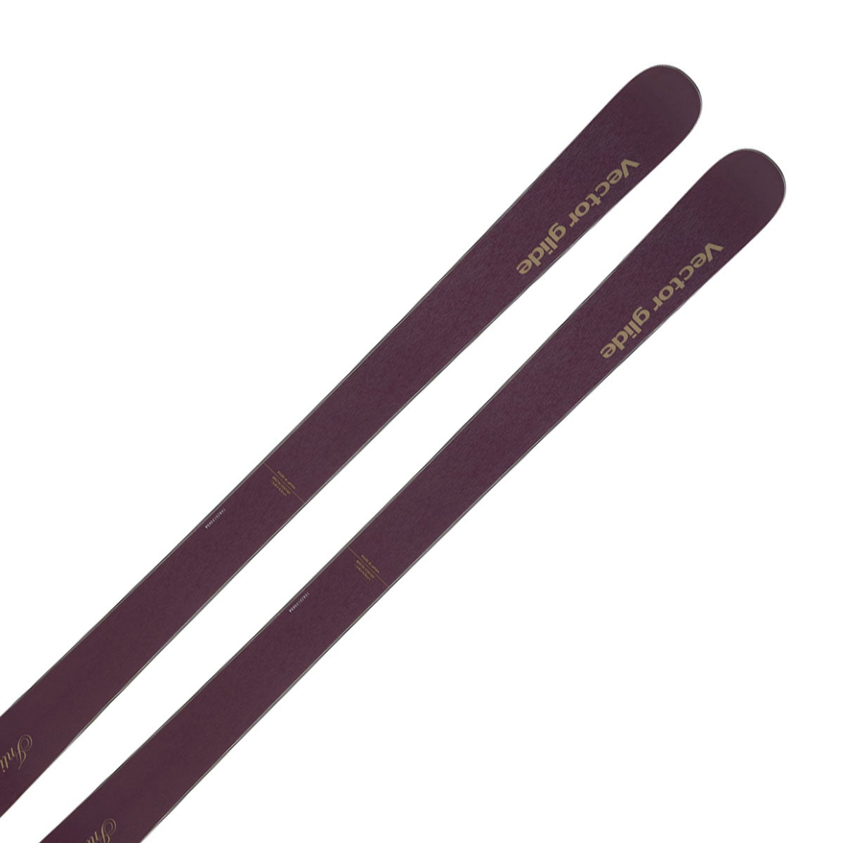 ヴェクター グライド Vector glide　INTIMACY インティマシー BURGUNDY/BURGUNDY　スキー板 単品 2026-2027 斜め全体