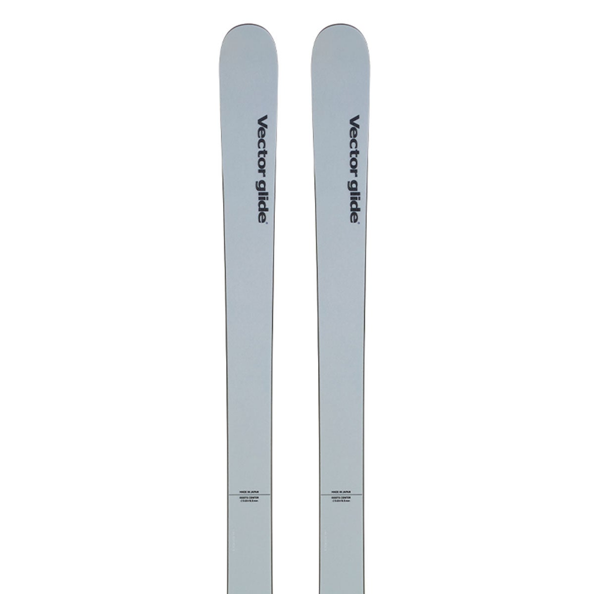 ヴェクター グライド Vector glide　MAKE BC メイク ビーシー COOL GRAY/COOL GRAY　スキー板 単品 2026-2027 トップシート 正面