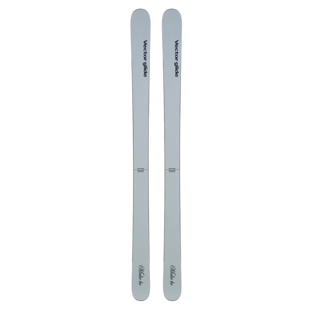 ヴェクター グライド Vector glide　MAKE BC メイク ビーシー COOL GRAY/COOL GRAY　スキー板 単品 2026-2027 トップシート 全体