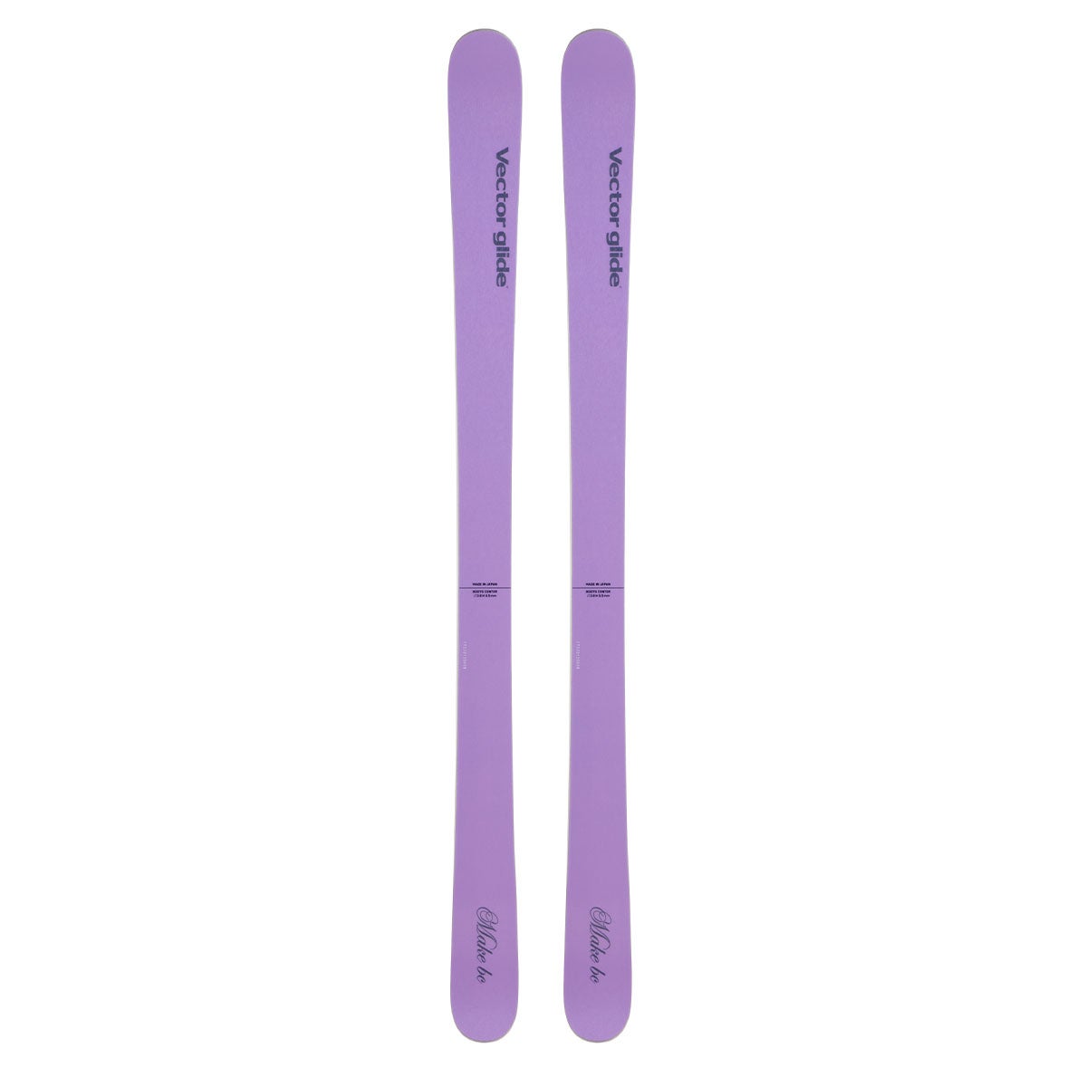 ヴェクター グライド Vector glide　MAKE BC メイク ビーシー LIGHT VIOLET/LIGHT VIOLET　スキー板 単品 2026-2027 トップシート 全体