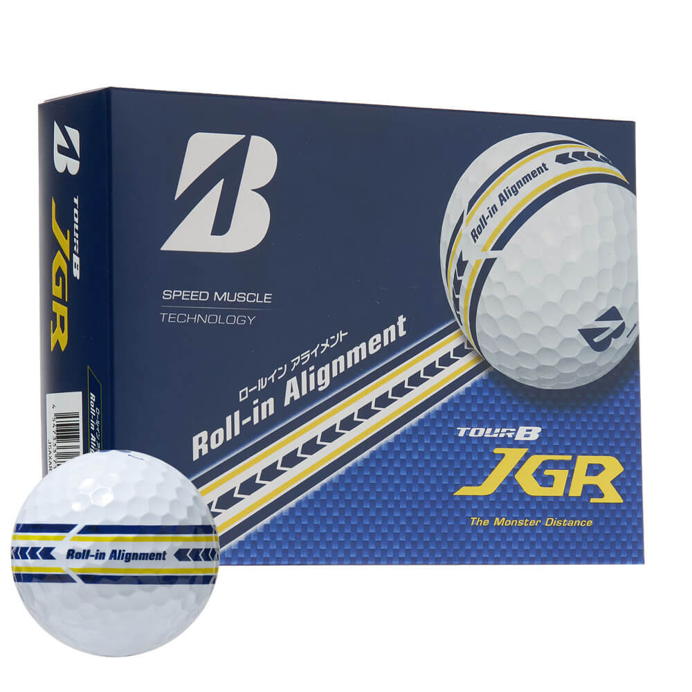 ブリヂストン TOUR B JGR Roll-in Alignment ゴルフボール 2026年モデル 1ダース（12球入り）　 ロールイン（ホワイト）