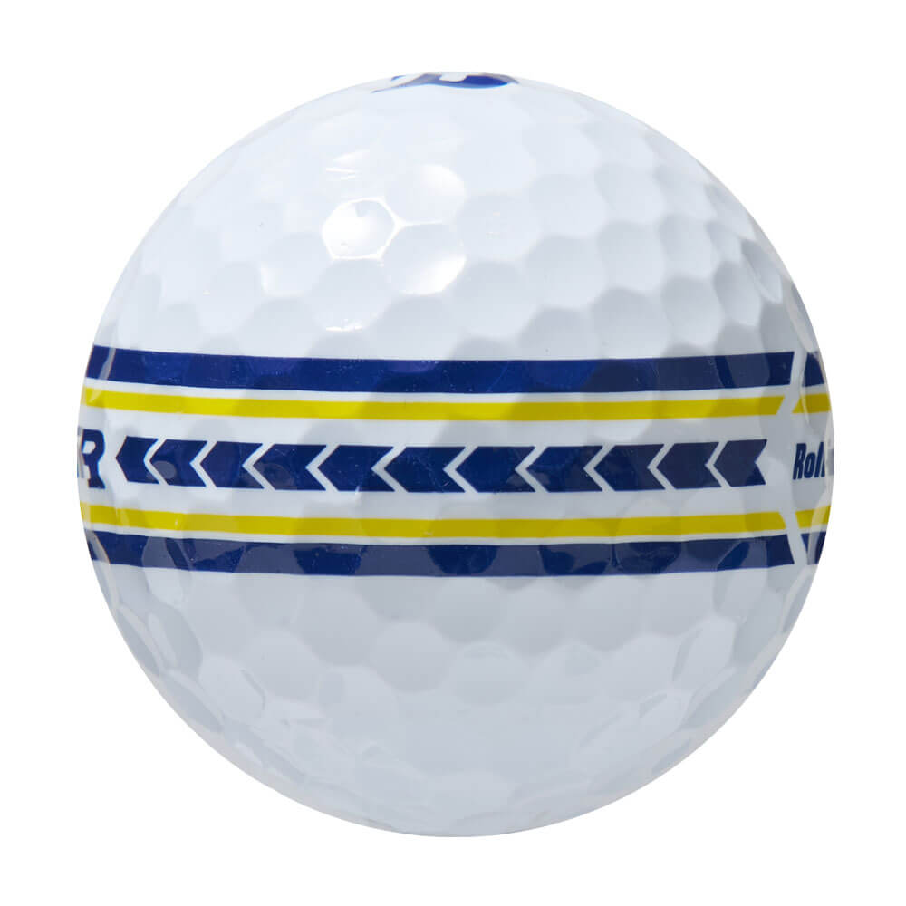 [2026年モデル] ブリヂストン TOUR B JGR Roll-in Alignment ツアーB ジェイジーアール ゴルフボール 1ダース（12球入り）　ロールインアライメント ホワイト アライメントライン 反対面