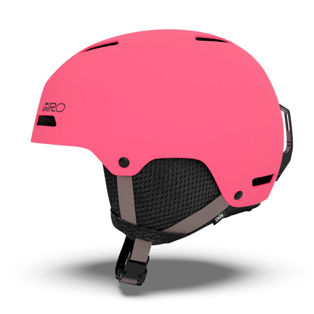 ジロ GIRO CRUE クルー MATTE NEON PINK スキー スノーボードヘルメット 2026-2027 ヘルメット 反対側側面