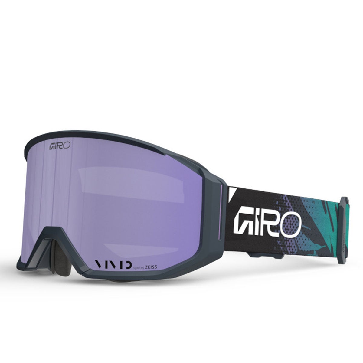 ジロ GIRO REVERB PRO リバーブプロ ボーナスレンズ付き FRAME:SAPPHIRE TRENCH FADE/LENS:VIVID Haze+VIVID INFRARED スキー スノーボードゴーグル 2026-2027 ゴーグル 正面