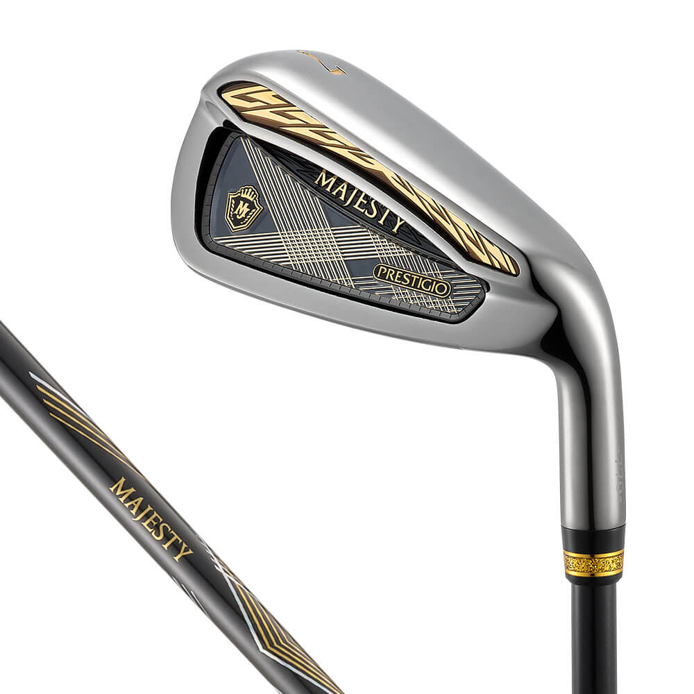 マジェスティゴルフ MAJESTY　PRESTIGIO 14 BLACK プレステジオ14 ブラック メンズ アイアン 単品 2026年モデル MAJESTY LV770 BLACK シャフト ヘッド外観