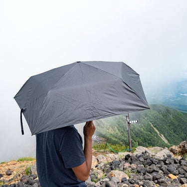 エバニュー EVERNEW 晴雨兼用 ユーエルレイブレラ U.L.Raybrella EBYR772_030 2026-2027 使用イメージ 側面