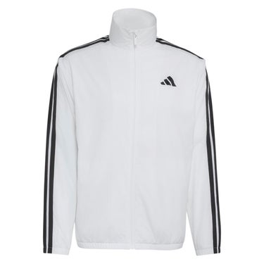 アディダス adidas マストハブ スリーストライプス 起毛トリコット裏地 フルジップジャケット ウインドシャツメンズ DVL44 商品外観 背面