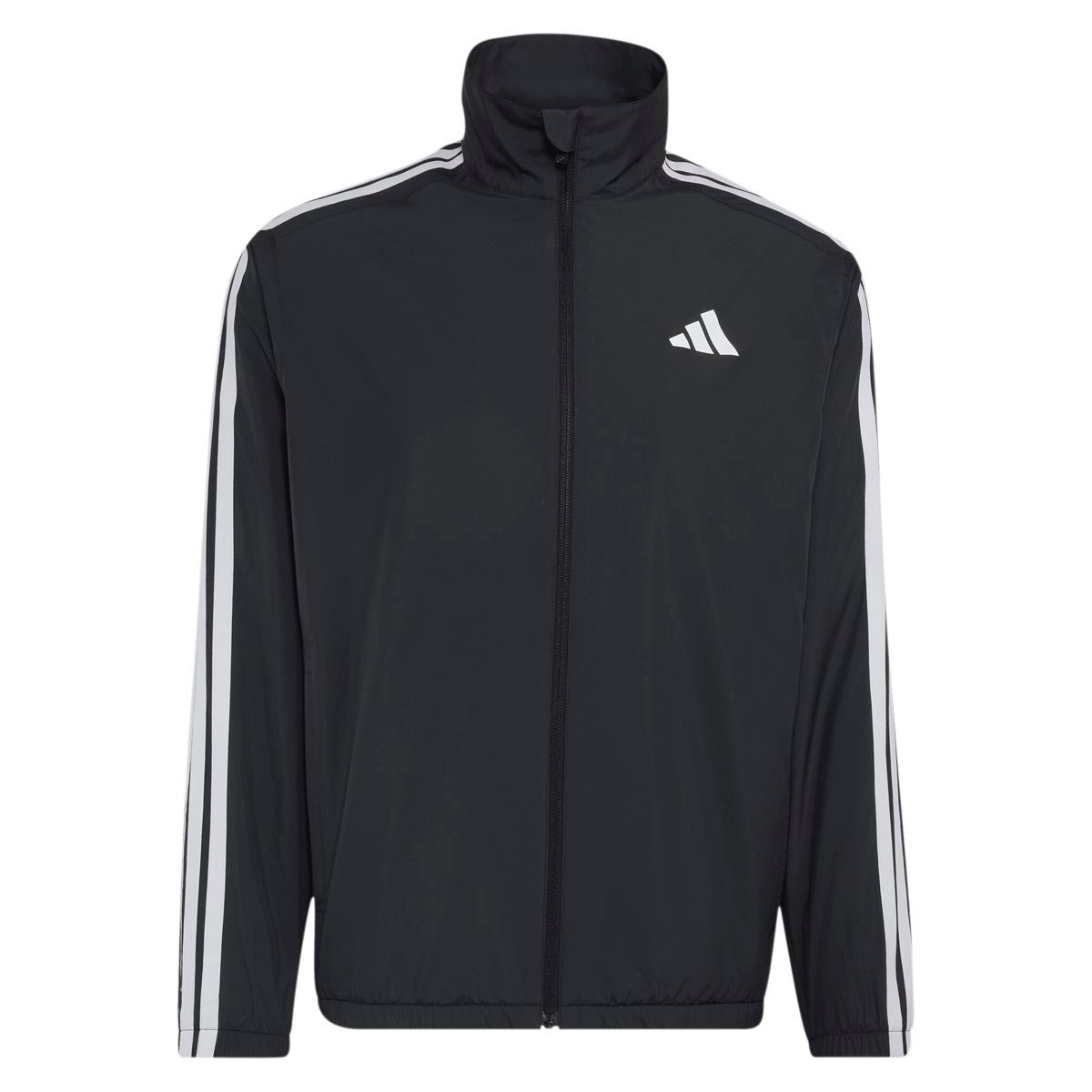 アディダス adidas マストハブ スリーストライプス 起毛トリコット裏地 フルジップジャケット ウインドシャツメンズ DVL44 ロゴ ディテール