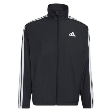 アディダス adidas マストハブ スリーストライプス 起毛トリコット裏地 フルジップジャケット ウインドシャツメンズ DVL44 ロゴ ディテール