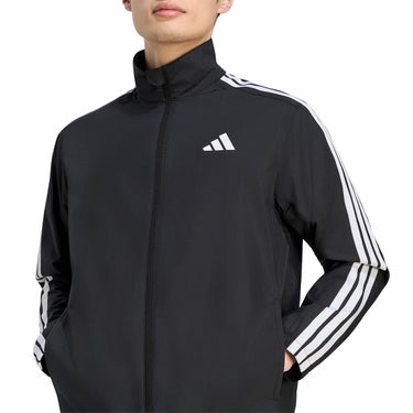 アディダス adidas マストハブ スリーストライプス 起毛トリコット裏地 フルジップジャケット ウインドシャツメンズ DVL44 商品ディテール