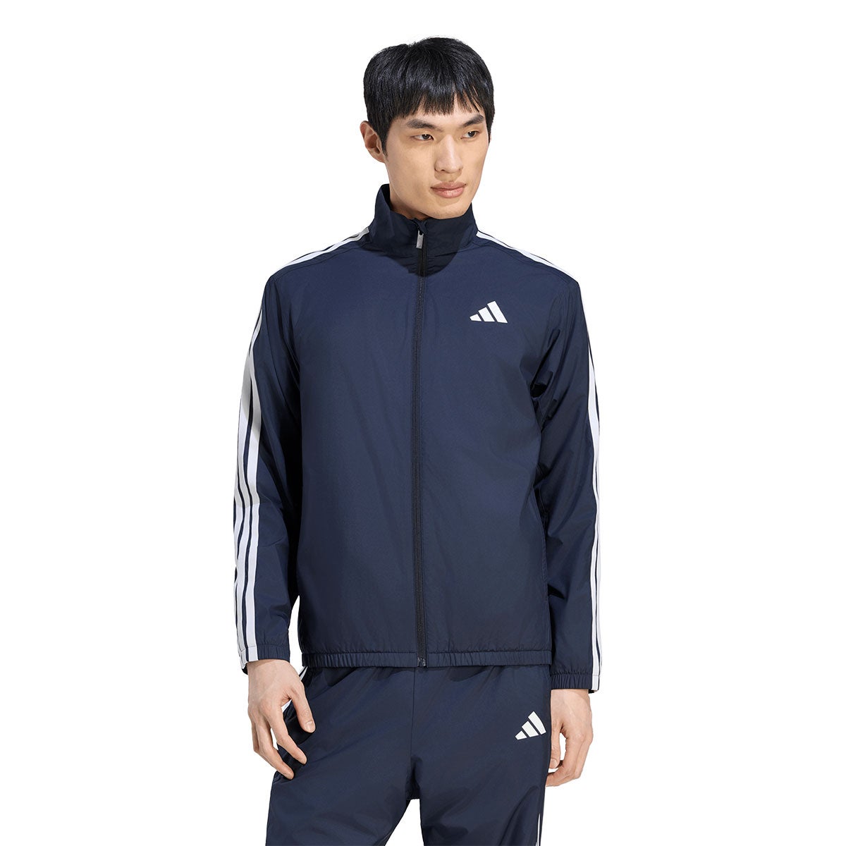 アディダス adidas マストハブ スリーストライプス 起毛トリコット裏地 フルジップジャケット ウインドシャツメンズ DVL44 商品ディテール