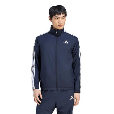 アディダス adidas マストハブ スリーストライプス 起毛トリコット裏地 フルジップジャケット ウインドシャツメンズ DVL44 商品ディテール