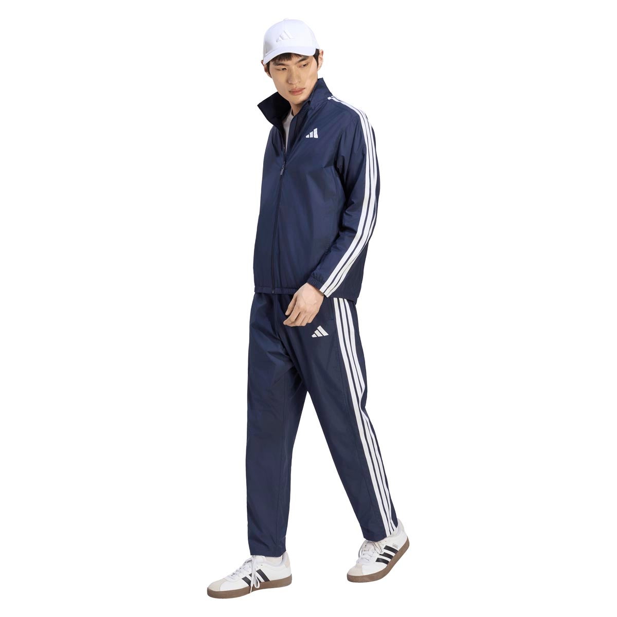 アディダス adidas マストハブ スリーストライプス 起毛トリコット裏地 フルジップジャケット ウインドシャツメンズ DVL44 商品ディテール