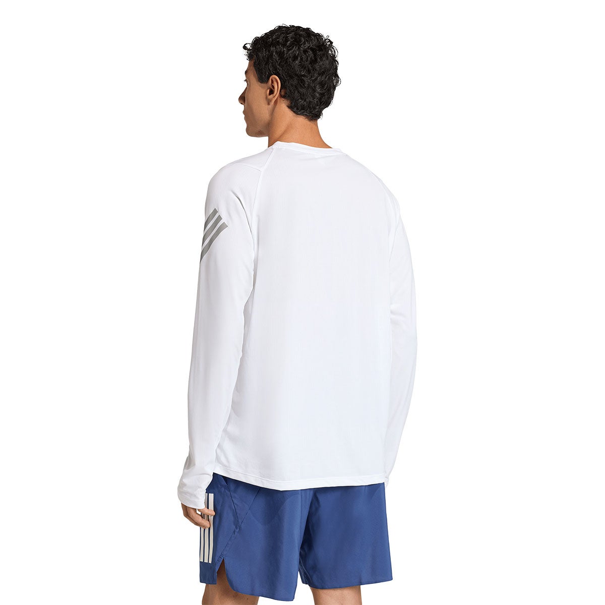 アディダス adidas Adi365 アイコニック/ ランニング 長袖 ロングＴシャツメンズ HY196 襟・首元 ディテール