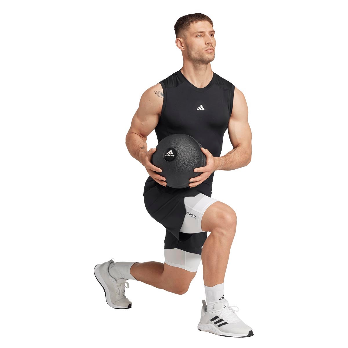 アディダス adidas テックフィット コンプレッション トレーニング ショートレギンス インナーパンツ＆タイツ JTE81 襟・首元 ディテール