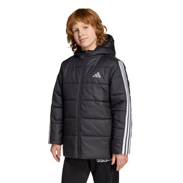 アディダス adidas エッセンシャルズ スリーストライプス 中わた入りジャケット キッズ 中綿ジャケット KKO90 商品外観 背面