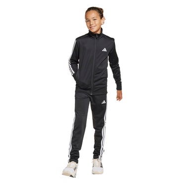 アディダス adidas エッセンシャルズクライマクールトラックスーツキッズ トレーニングスーツガール KRG91 襟・首元 ディテール