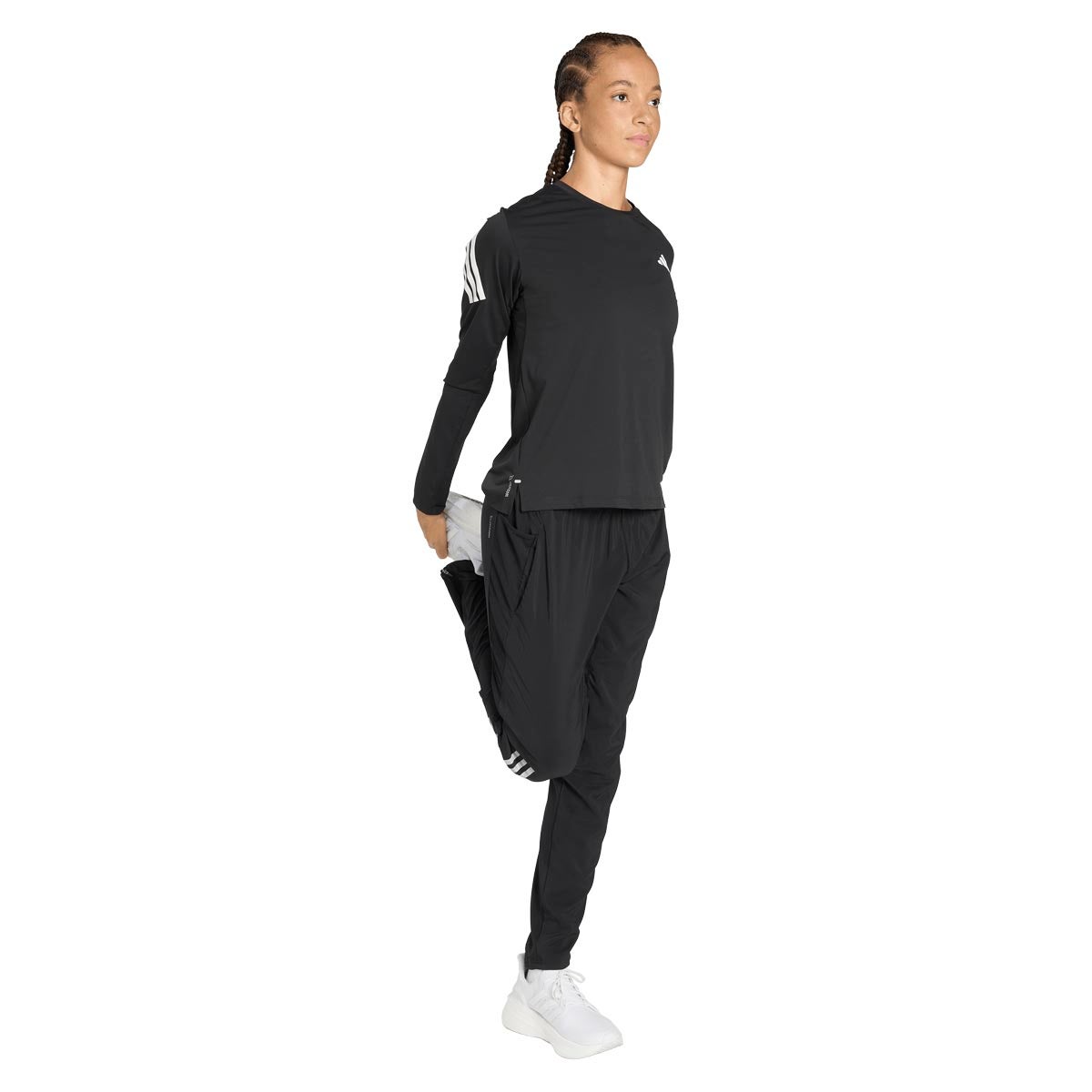 アディダス adidas Adi365クライマクール ロングスリーブ シャツ ロングＴシャツウィメンズ QF898 襟・首元 ディテール