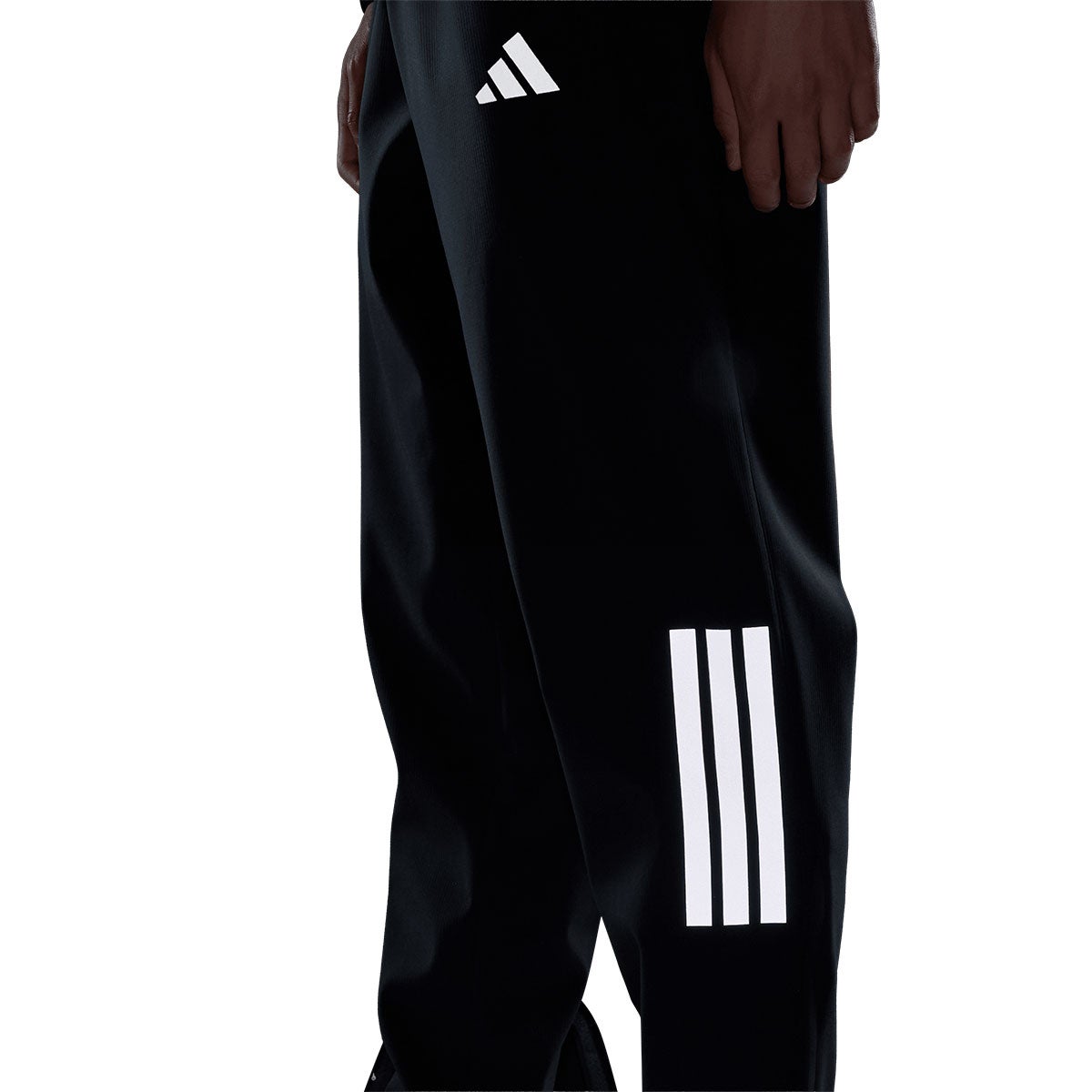 アディダス adidas マストハブ 3層構造 フリース裏地 オープンヘムパンツ ウインドパンツメンズ RD627 ロゴ ディテール
