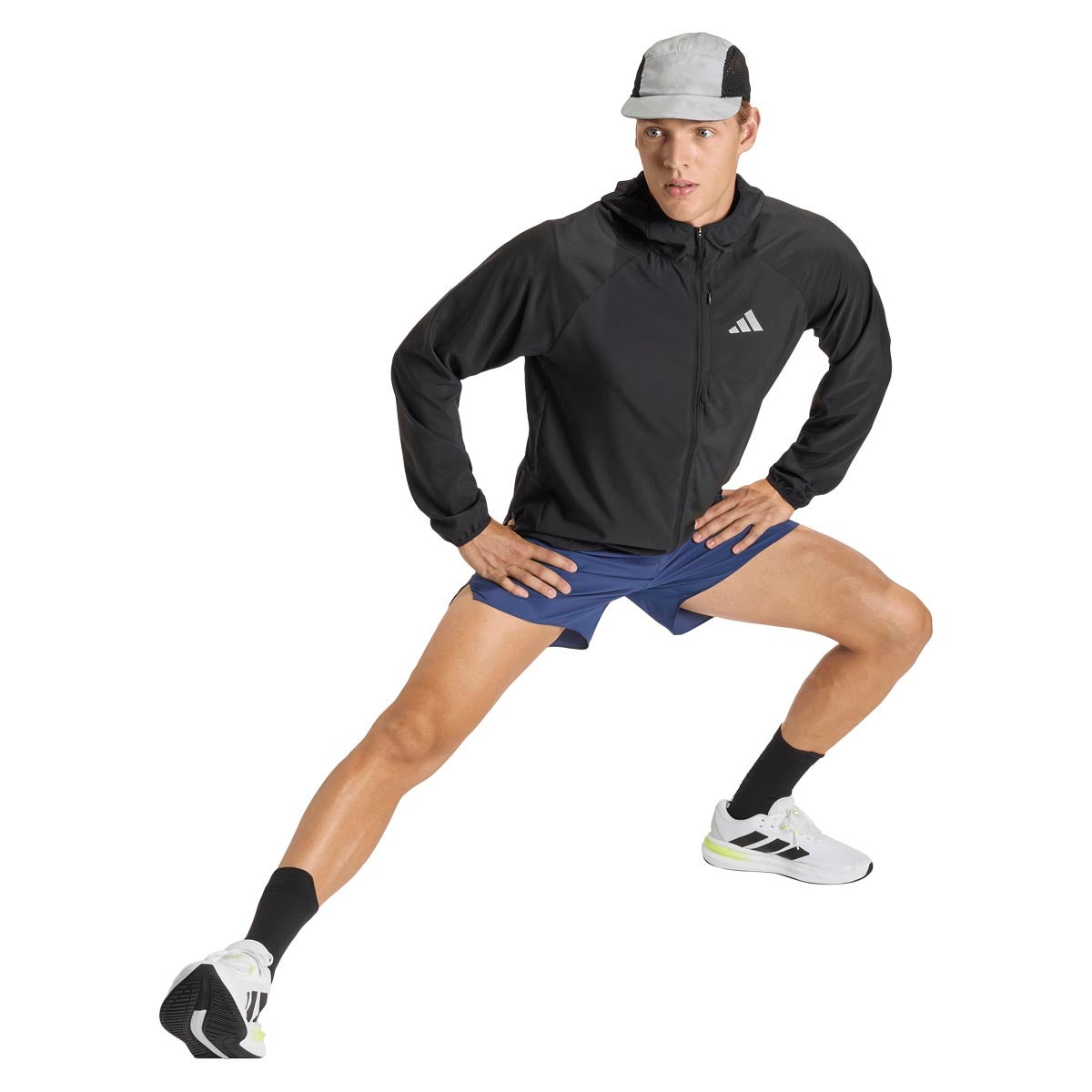 アディダス adidas Adi365 ランニング エッセンシャルズ ジャケット ウインドシャツメンズ TZ628 襟・首元 ディテール