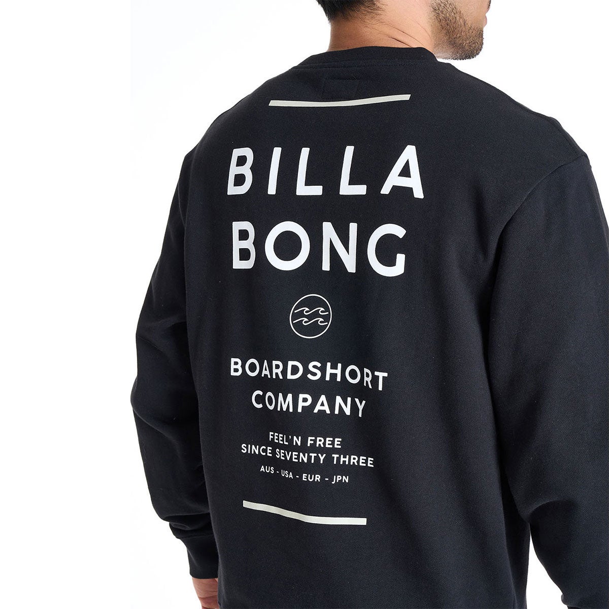 ビラボン BILLABONG SUN BLOCK スウェット トレーナーメンズ BF012001 襟・首元 ディテール