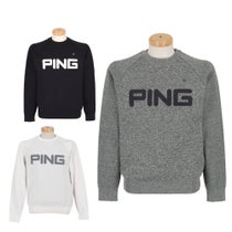ピン PING　メンズ 軽量 ビッグロゴ 長袖 クルーネック ニット プルオーバー 621-3270803