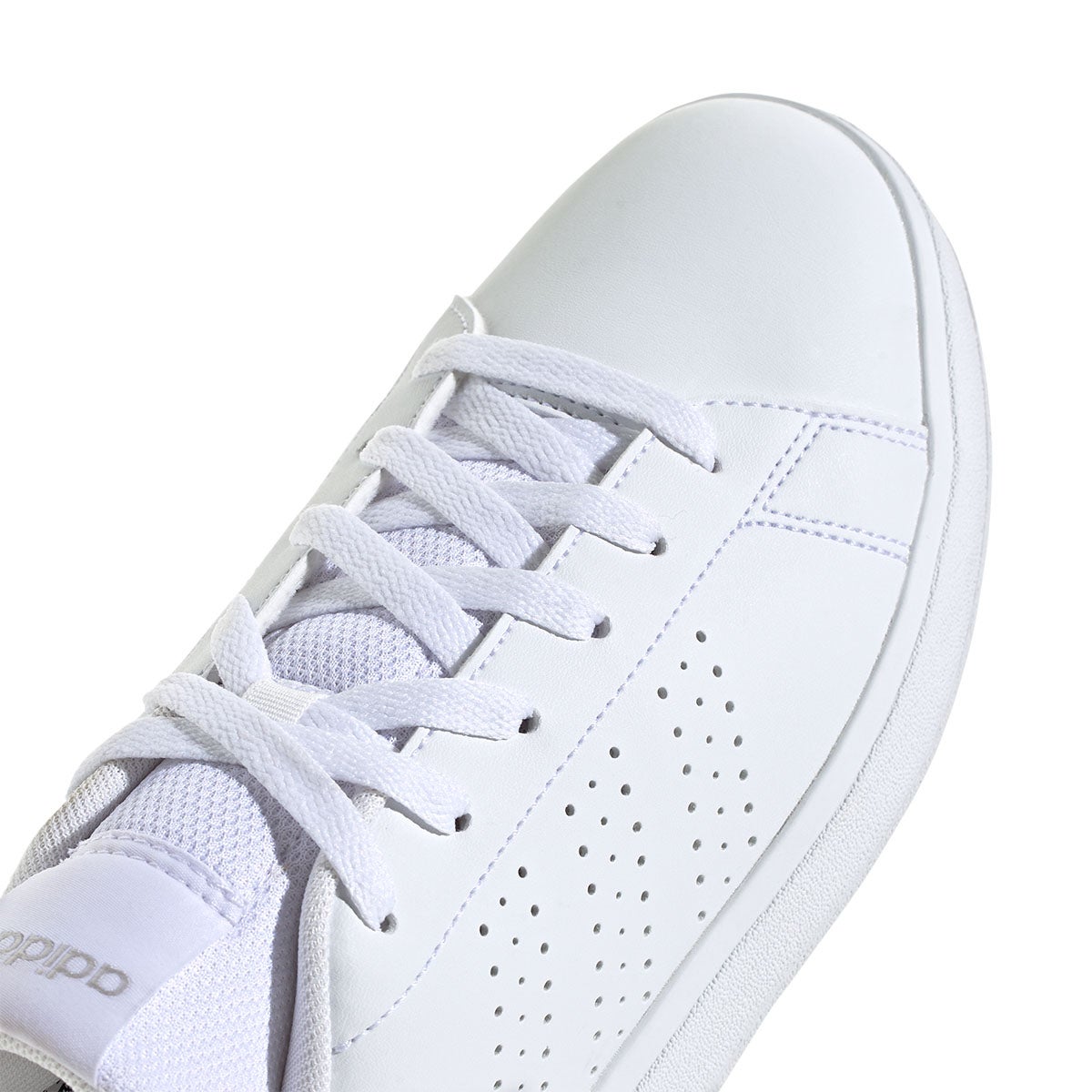 アディダス adidas アドバンコート ベース 2.0 / ADVANCOURT Base 2.0 シューズＷ ホワイト IG9194 アッパー ディテール