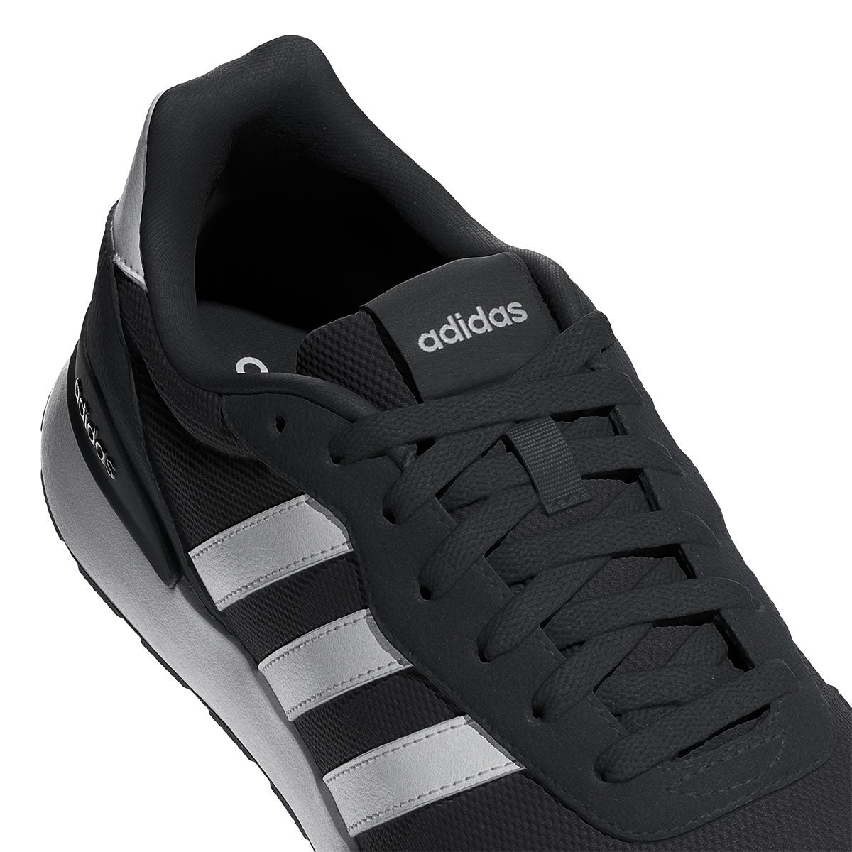 アディダス adidas ラン 60s 4.0 シューズ シューズ ブラック JR6622 アッパー ディテール