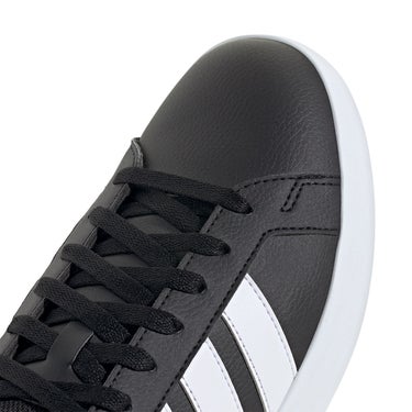 アディダス adidas グランドコートベース3.0 / GRANDCOURTBASE 3.0 シューズ ブラック HQ0082 アッパー ディテール