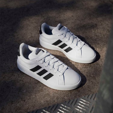 アディダス adidas グランドコート3.0ジュニア / Grand Court 3.0 Junior シューズ ホワイト JP9365 使用イメージ