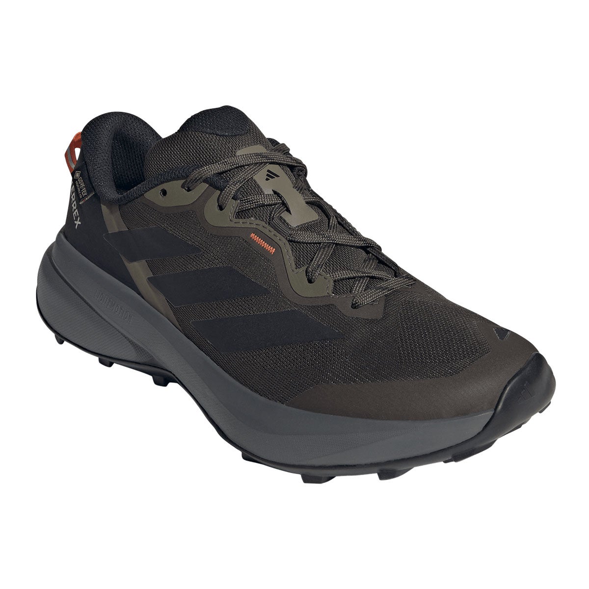 アディダス adidas Terrex トレースファインダー プラス GORE-TEX トレイルランニング / Terrex Tracefinder Plus GORE-TEX Trail Running トレッキングシューズ カーキグリーン JQ1965 ヒール