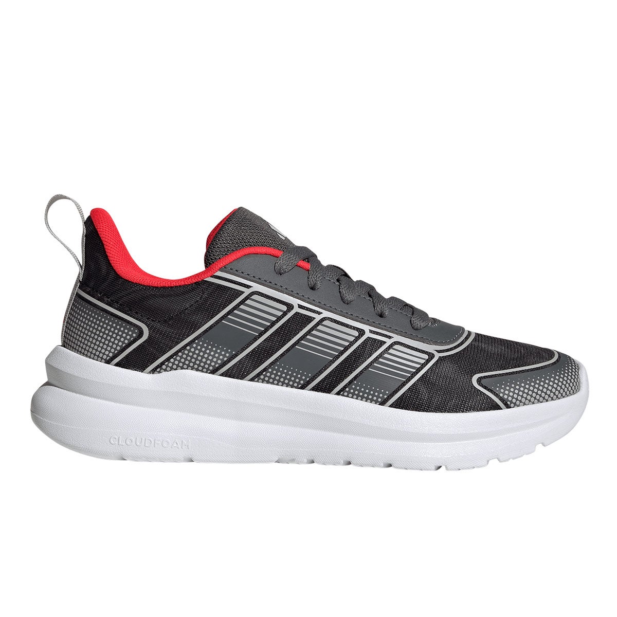 アディダス adidas TENSAUR ラン 4.0 ジュニア / TENSAUR RUN 4.0 JUNIOR シューズ グレー KI0104 側面