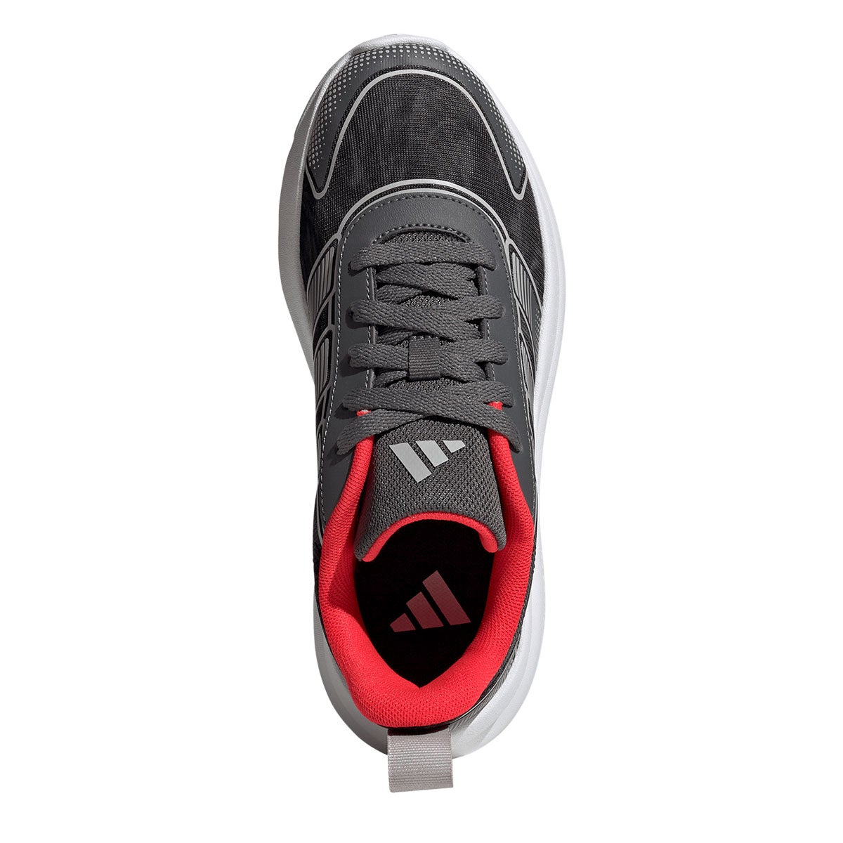 アディダス adidas TENSAUR ラン 4.0 ジュニア / TENSAUR RUN 4.0 JUNIOR シューズ グレー KI0104 上面