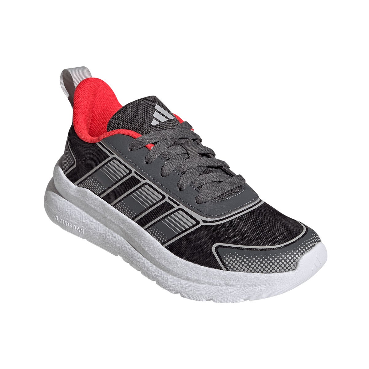 アディダス adidas TENSAUR ラン 4.0 ジュニア / TENSAUR RUN 4.0 JUNIOR シューズ グレー KI0104 ヒール