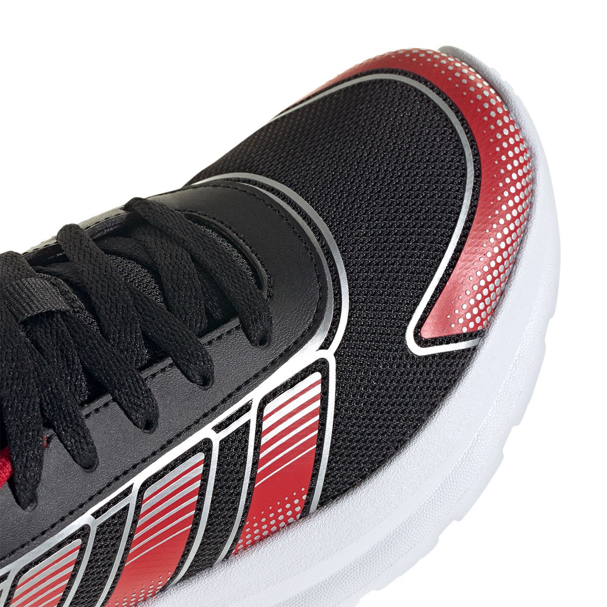 アディダス adidas TENSAUR RUN 4.0 SHOES JUNIOR シューズ ブラック KI7026 アッパー ディテール