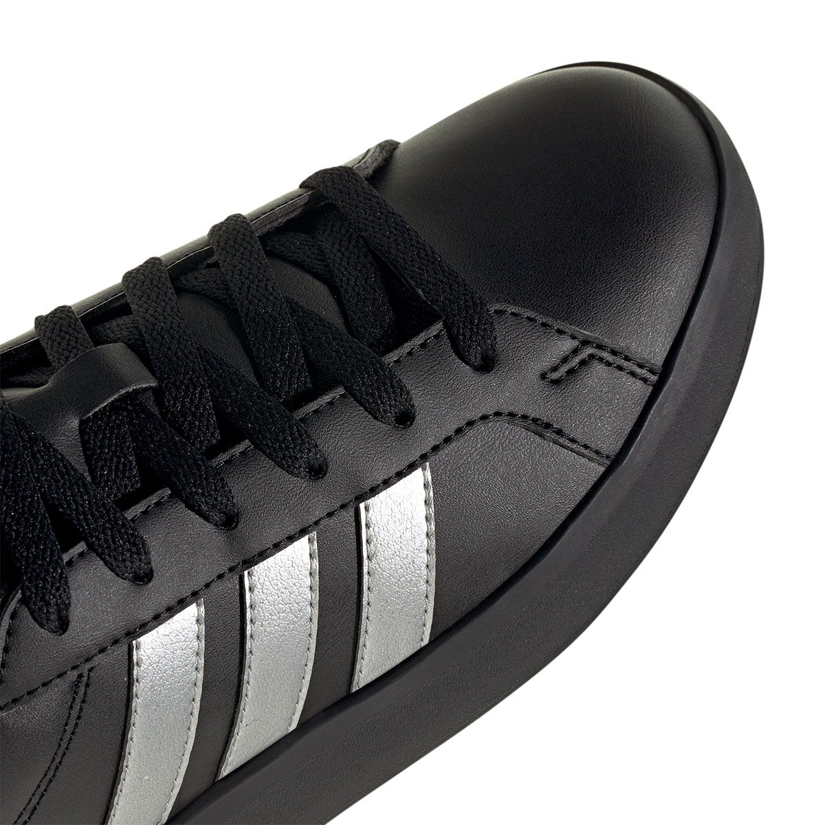 アディダス adidas グランドコート3.0ジュニア / Grand Court 3.0 Junior シューズ ブラック KI7201 アッパー ディテール