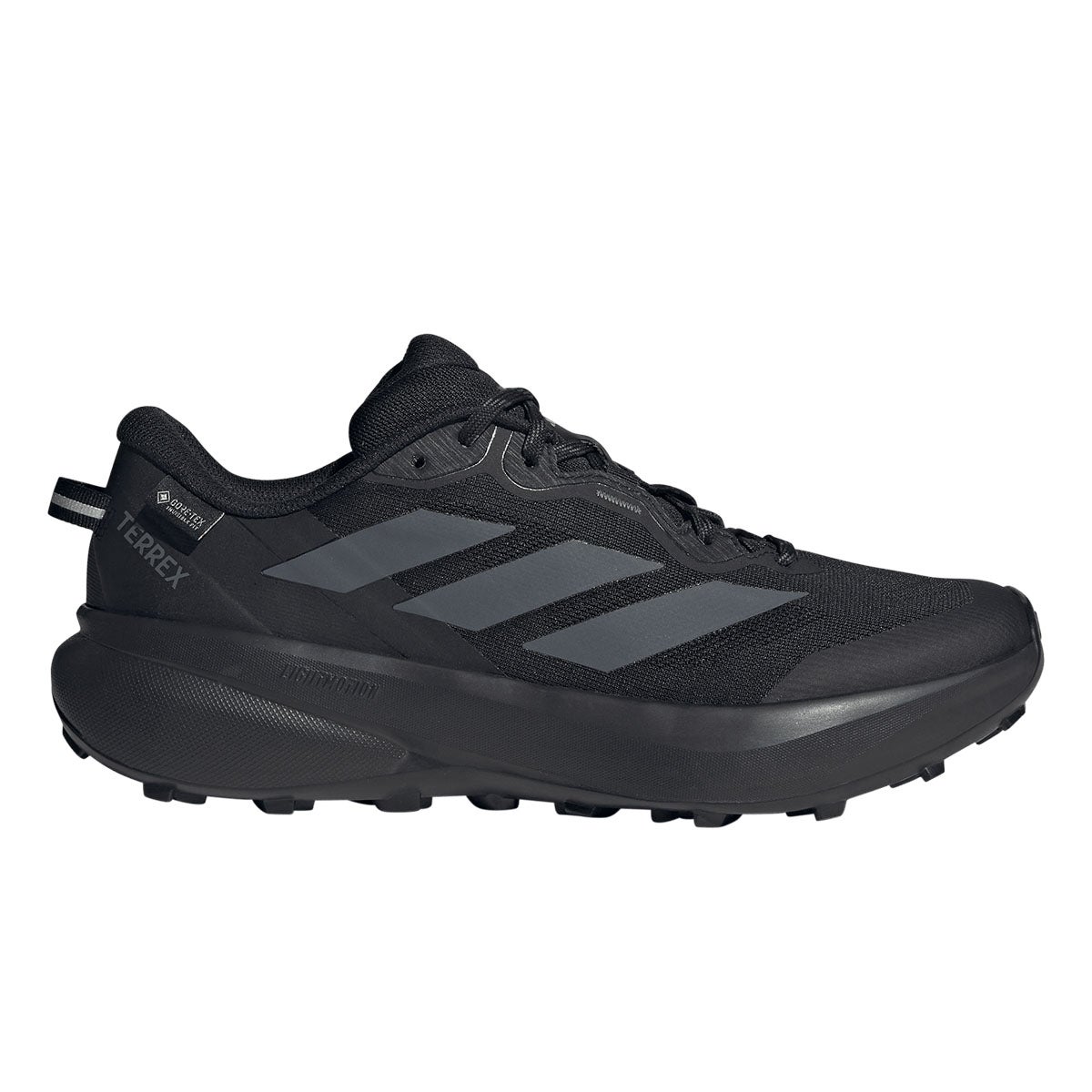 アディダス adidas Terrex トレースファインダー プラス GORE-TEX トレイルランニング / Terrex Tracefinder Plus GORE-TEX Trail Running トレッキングシューズ ブラック KJ3792 側面