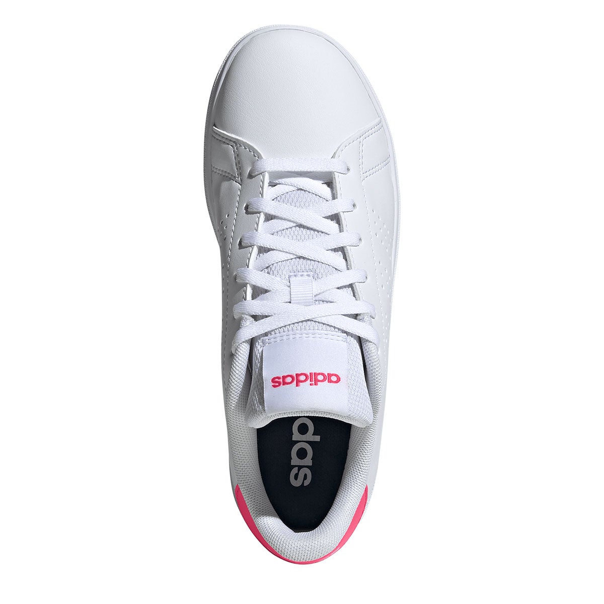 アディダス adidas アドバンコート ベース 2.0 キッズ / ADVANCOURT Base 2.0 Kids シューズ ホワイト KJ4247 上面
